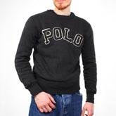Ralph Lauren Spellout Sweater - Farbe: Black - Größe: M - VintageR2